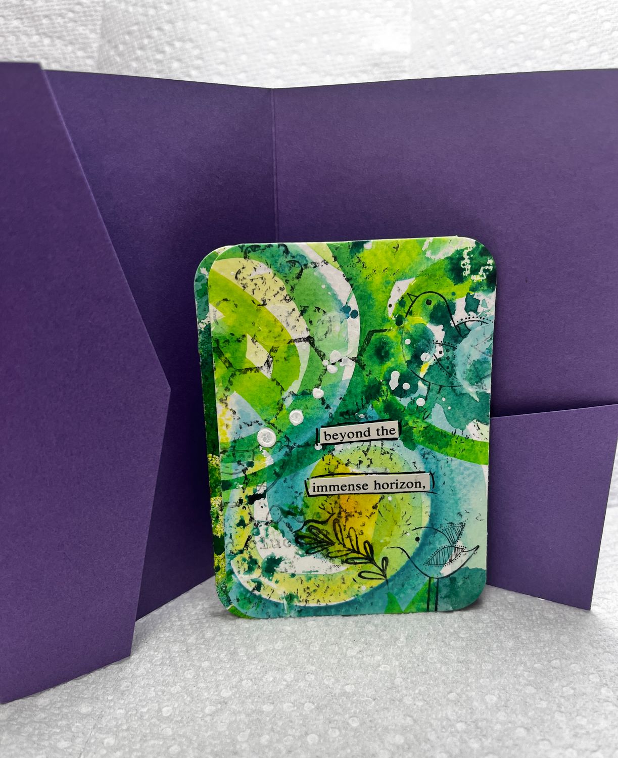 Affirmation cards hand painted watercolor