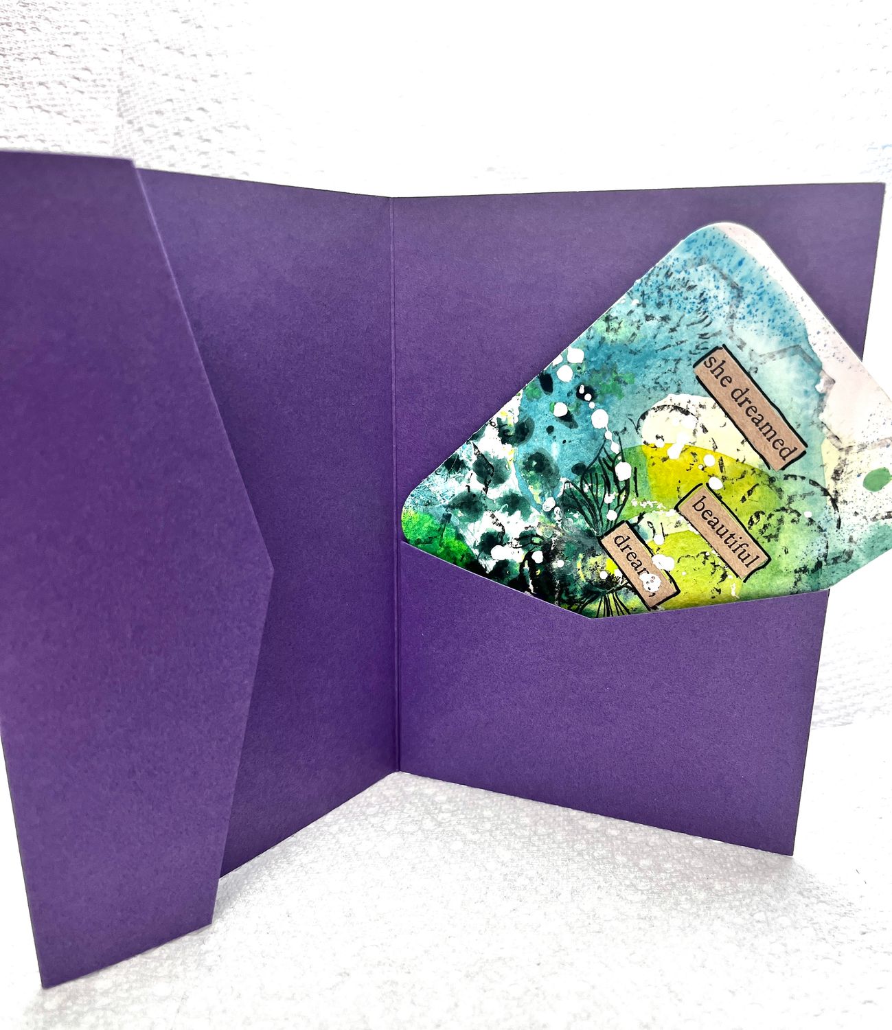 Affirmation cards hand painted watercolor