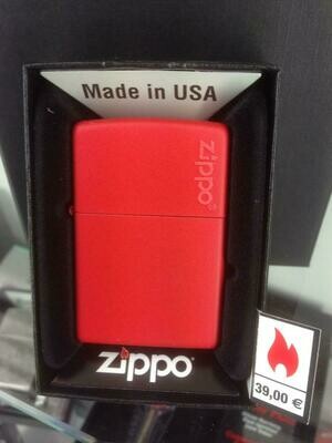  Color RED Matte with Loggo Zippo
