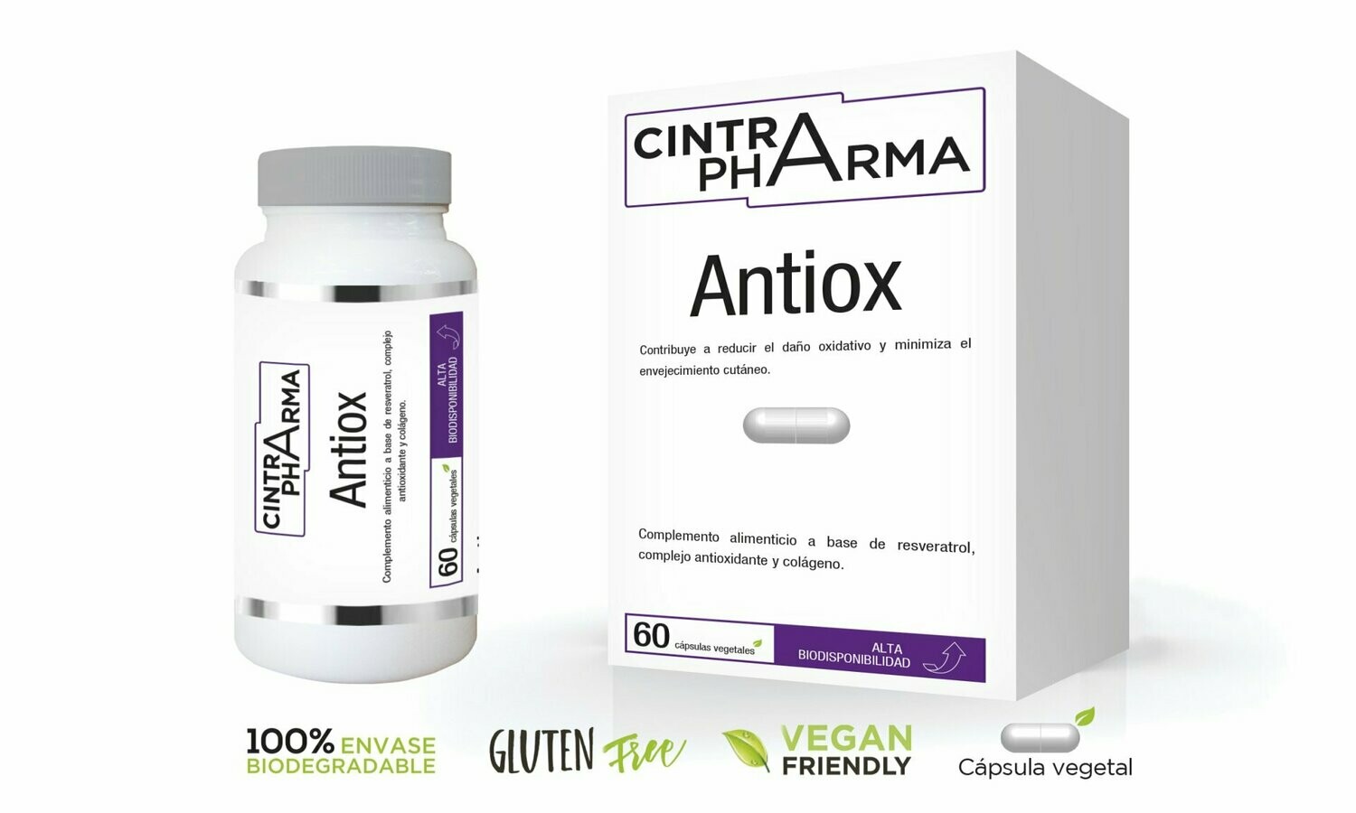 ANTIOX - ANTIOXIDANTE A BASE DE COLAGENO Y VIT. C