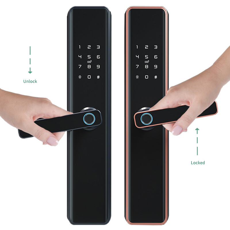 TTLock APP BLE WiFi Security Electronic Smart Fingerprint  Door Lock For Home, Office, Apartment, Airbnb