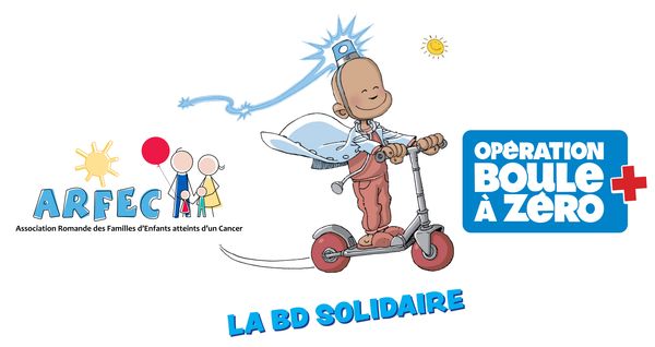 Boutique la BD Solidaire. Opération Boule à Zéro et ARFEC
