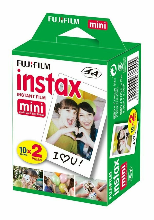 Pelicula Instantánea Fuji Instax MINI Bipack (2×10 fotos)