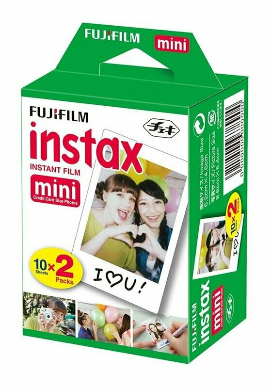 Pelicula Instantánea Fuji Instax MINI Bipack (2×10 fotos)