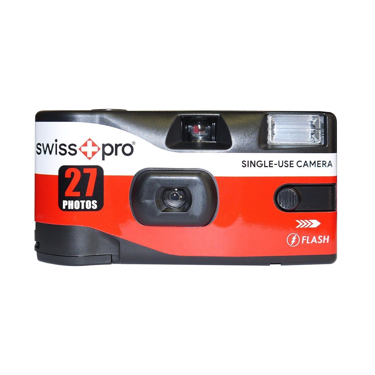 Cámara Un Solo Uso Swiss+Pro 400-27 con Flash (Nuevo modelo)