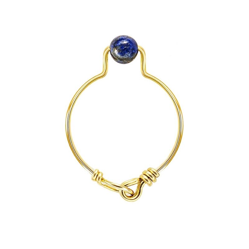 Bague Lapis Lazuli & Or 14k gold-filled