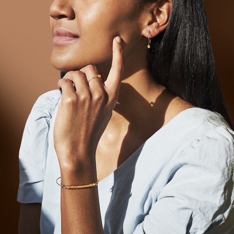 Boucles d'oreilles Citrine & Or 14k gold-filled