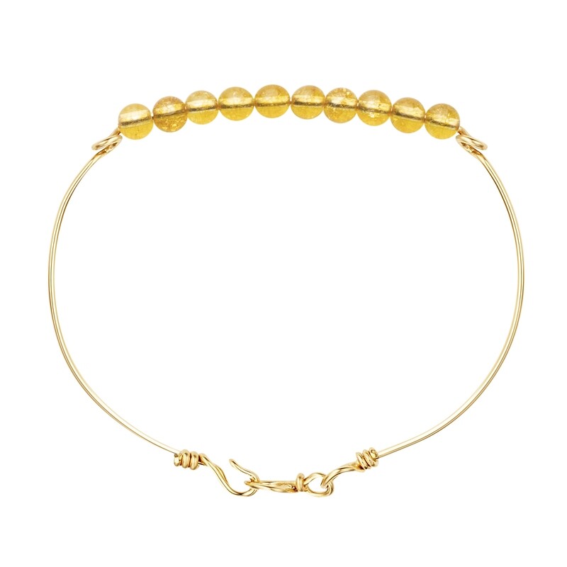 Citrine & gold-filled 14k bracelet