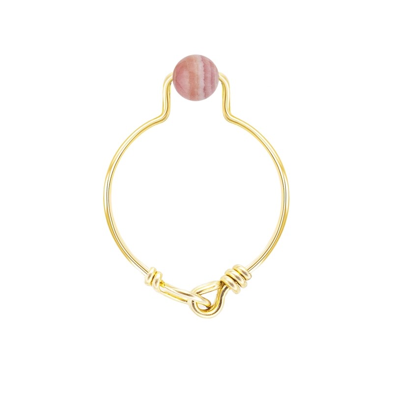 Bague Rhodochrosite & Or 14k gold-filled