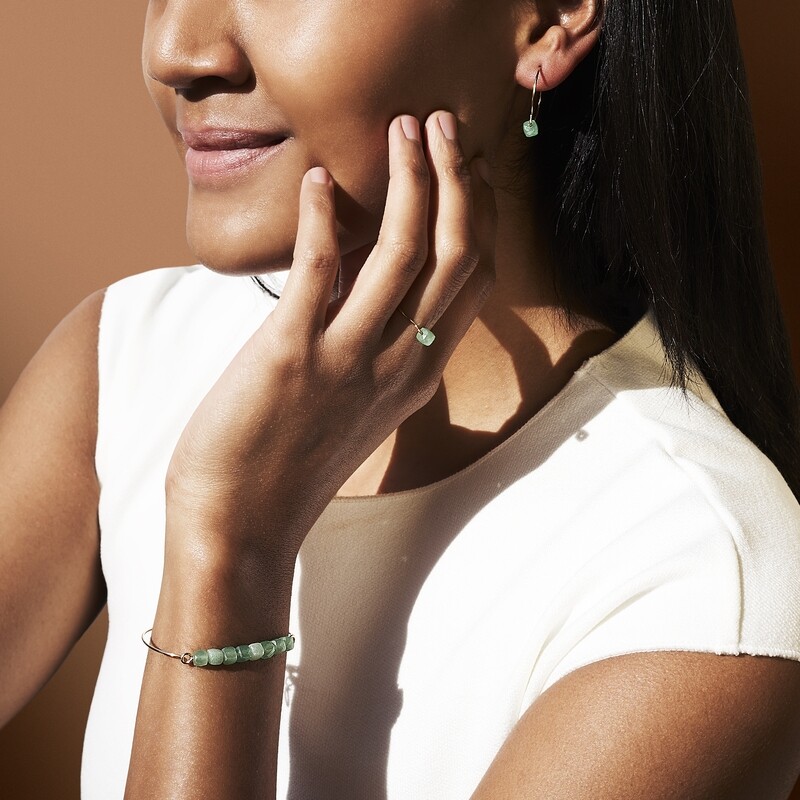 Bague Aventurine & Or 14k gold-filled
