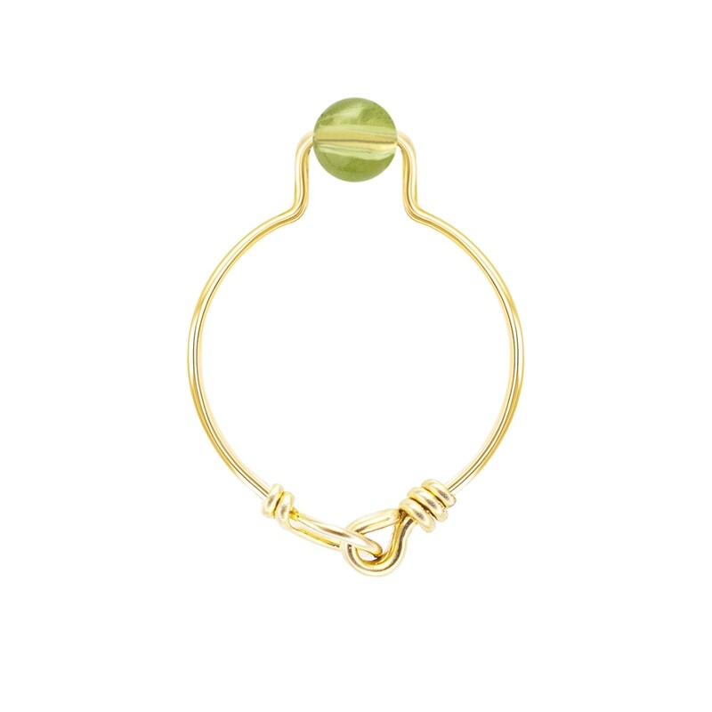 Bague Péridot & Or 14k gold-filled