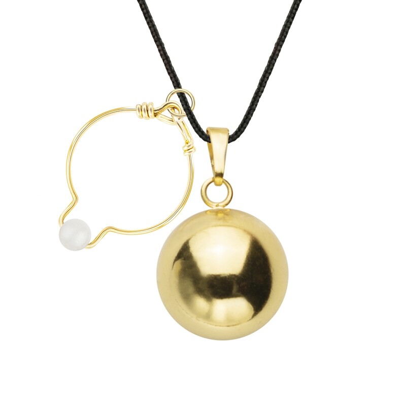 Bola Bague Pierre de Lune & cordon