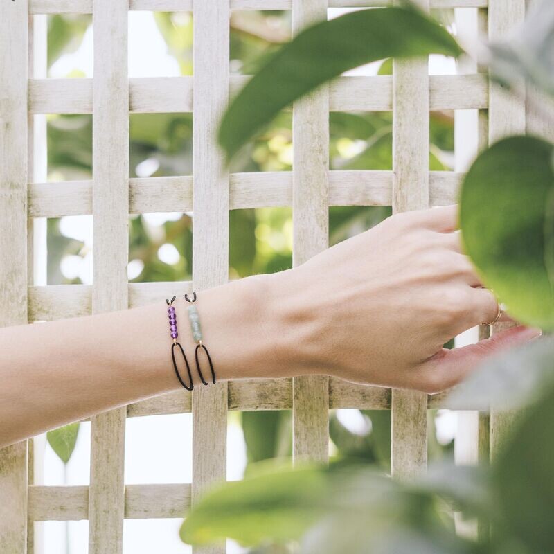 Bracelet cordon Or & Aventurine