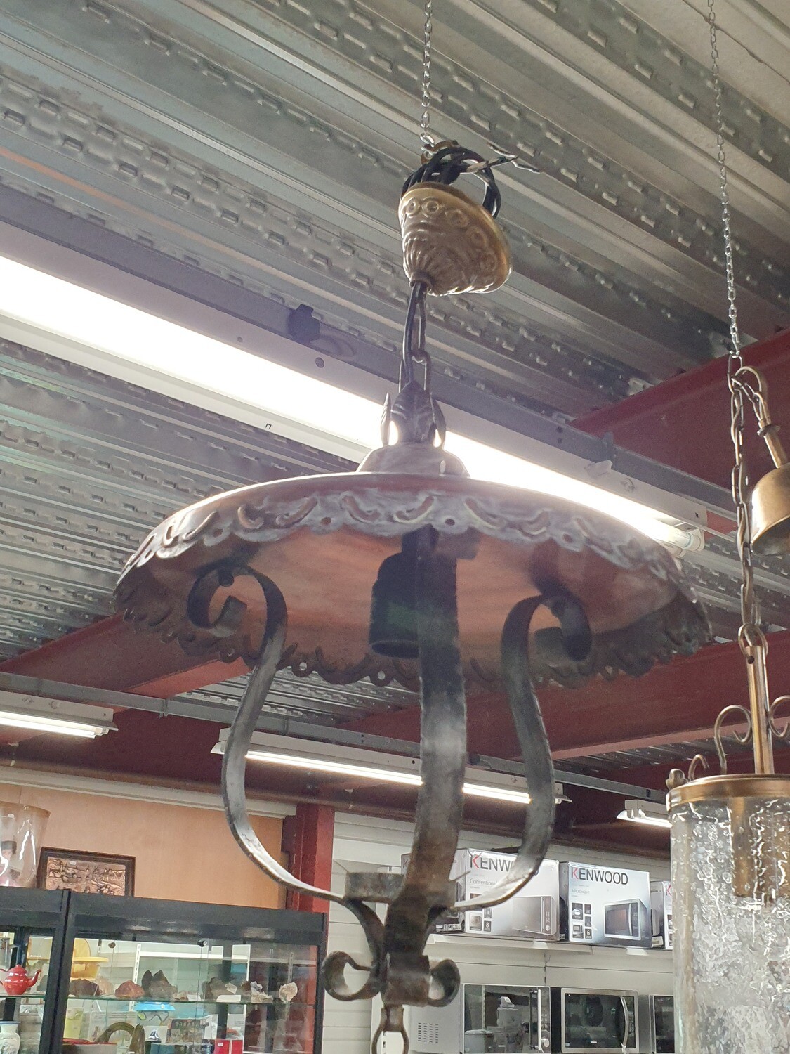 LUSTRE SUSPENDU EN CUIVRE