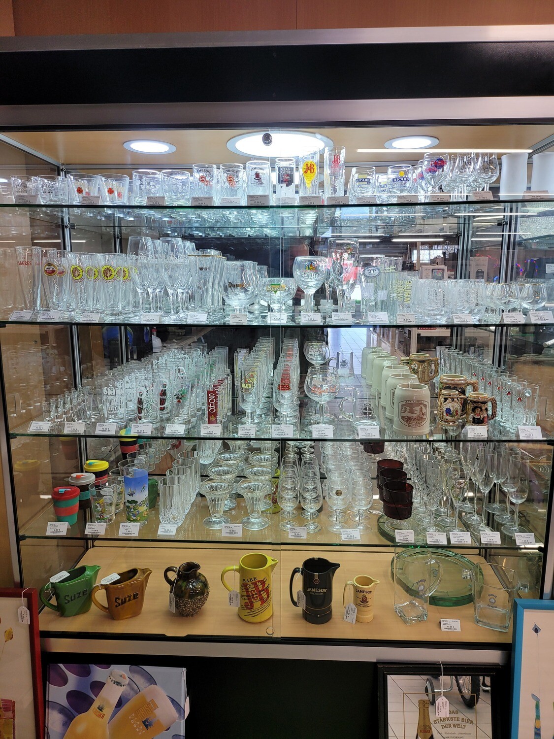 VERRES ET CARAFES DE COLLECTION