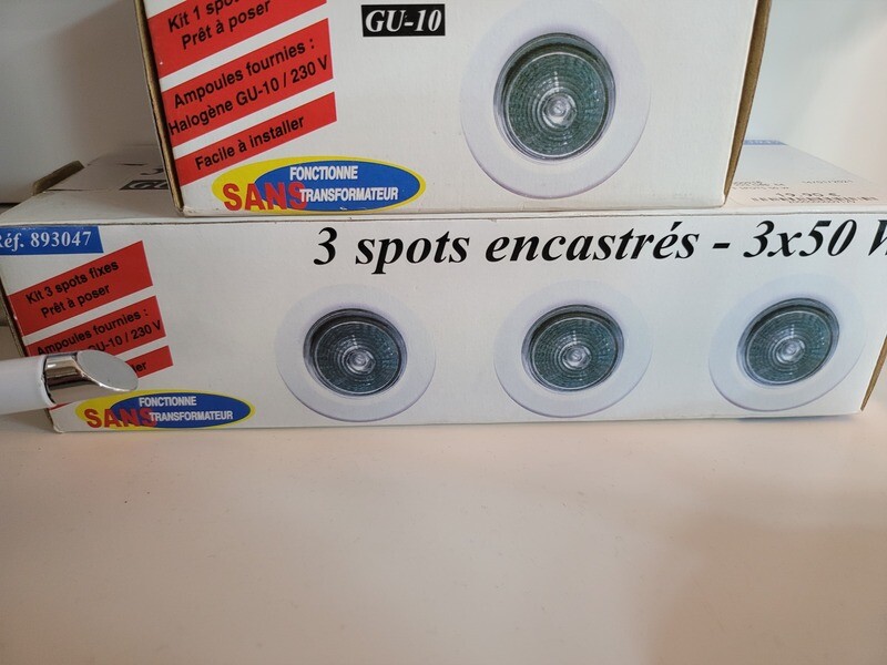 3 SPOTS A ENCASTRER