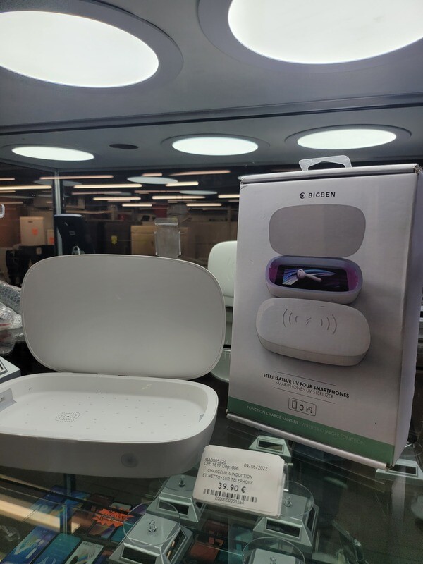 NETTOYEUR ET CHARGEUR INDUCTION TEL PORTABLE