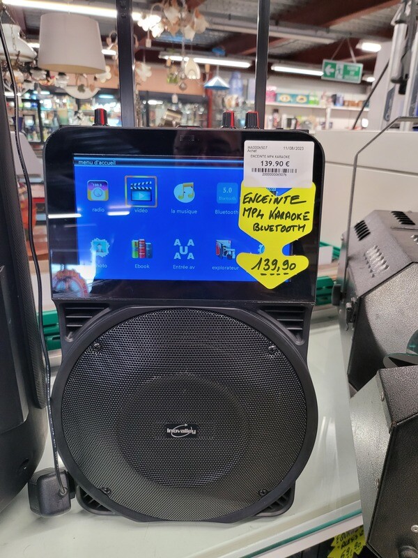 ENCEINTE MP4 KARAOKE