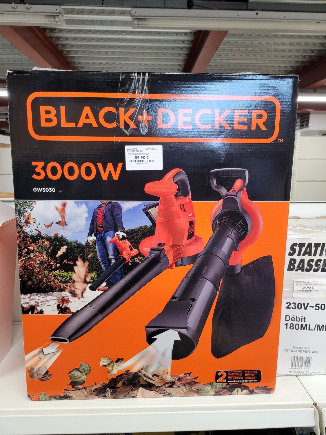 SOUFFLEUR ASPIRATEUR BLACK ET DECKER