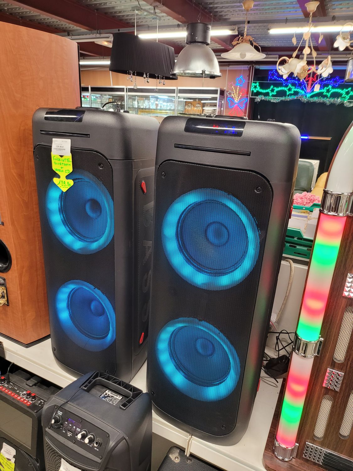 ENCEINTE TROLLEY BLUETOOH + CD