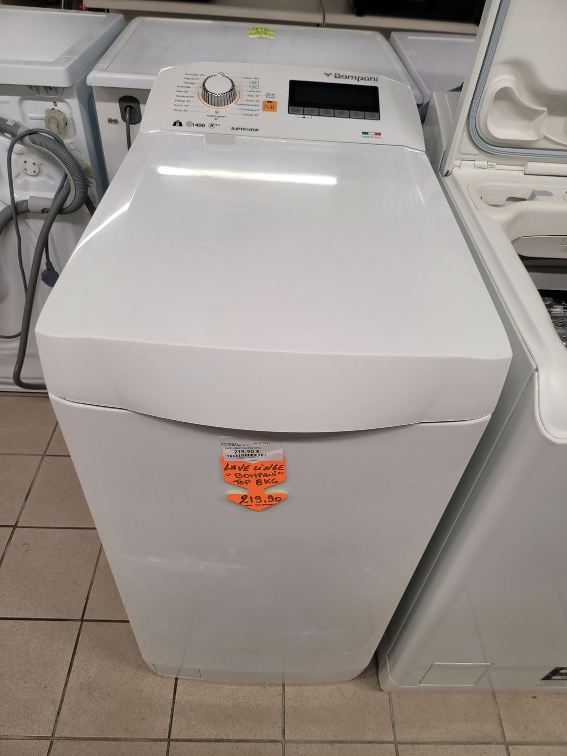 LAVE LINGE BOMPANI 8KG