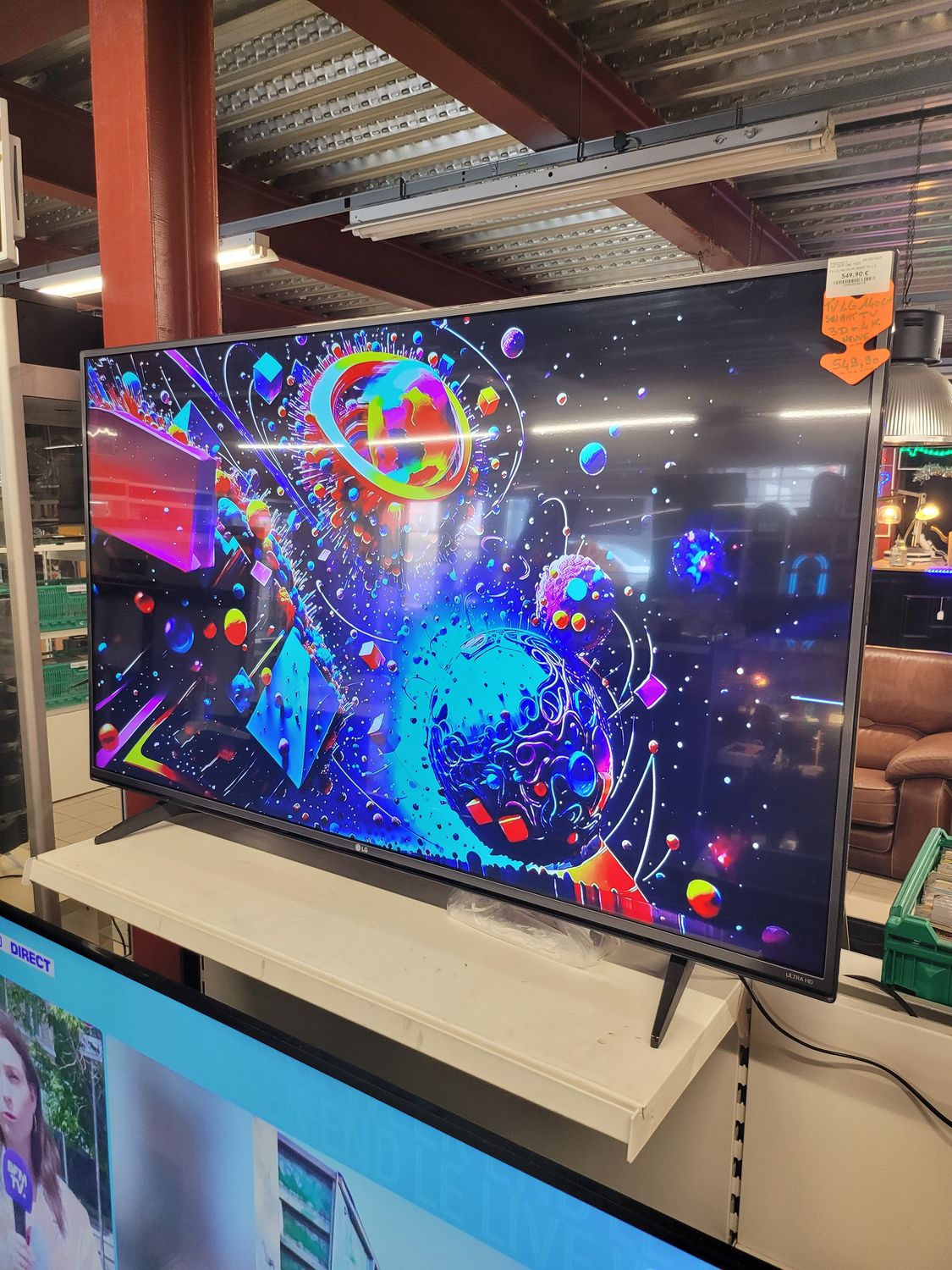 TV LG 140 CM 4K SMART TV 3D NEUVE