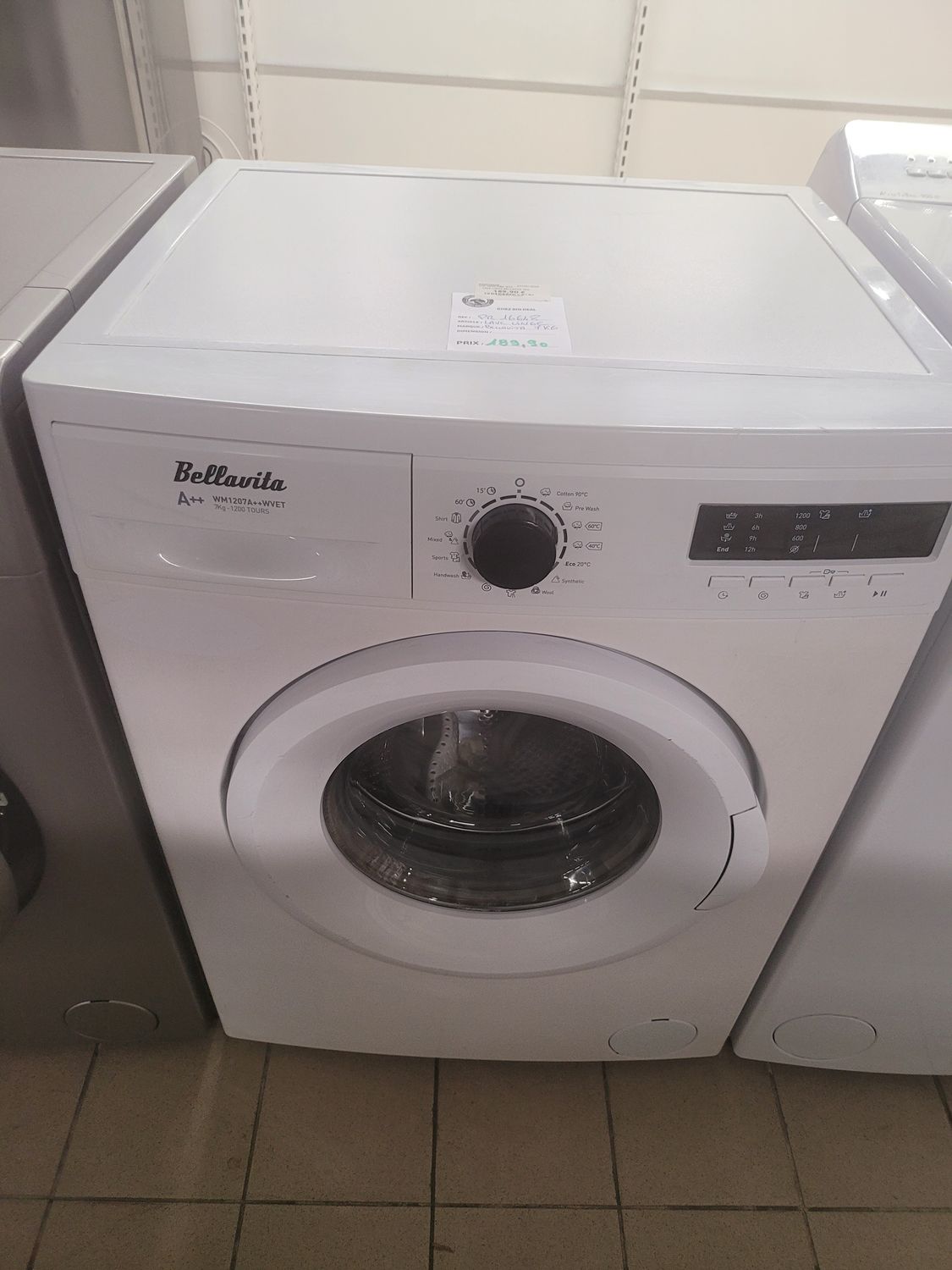 LAVE LINGE BELLAVITA 7 KG