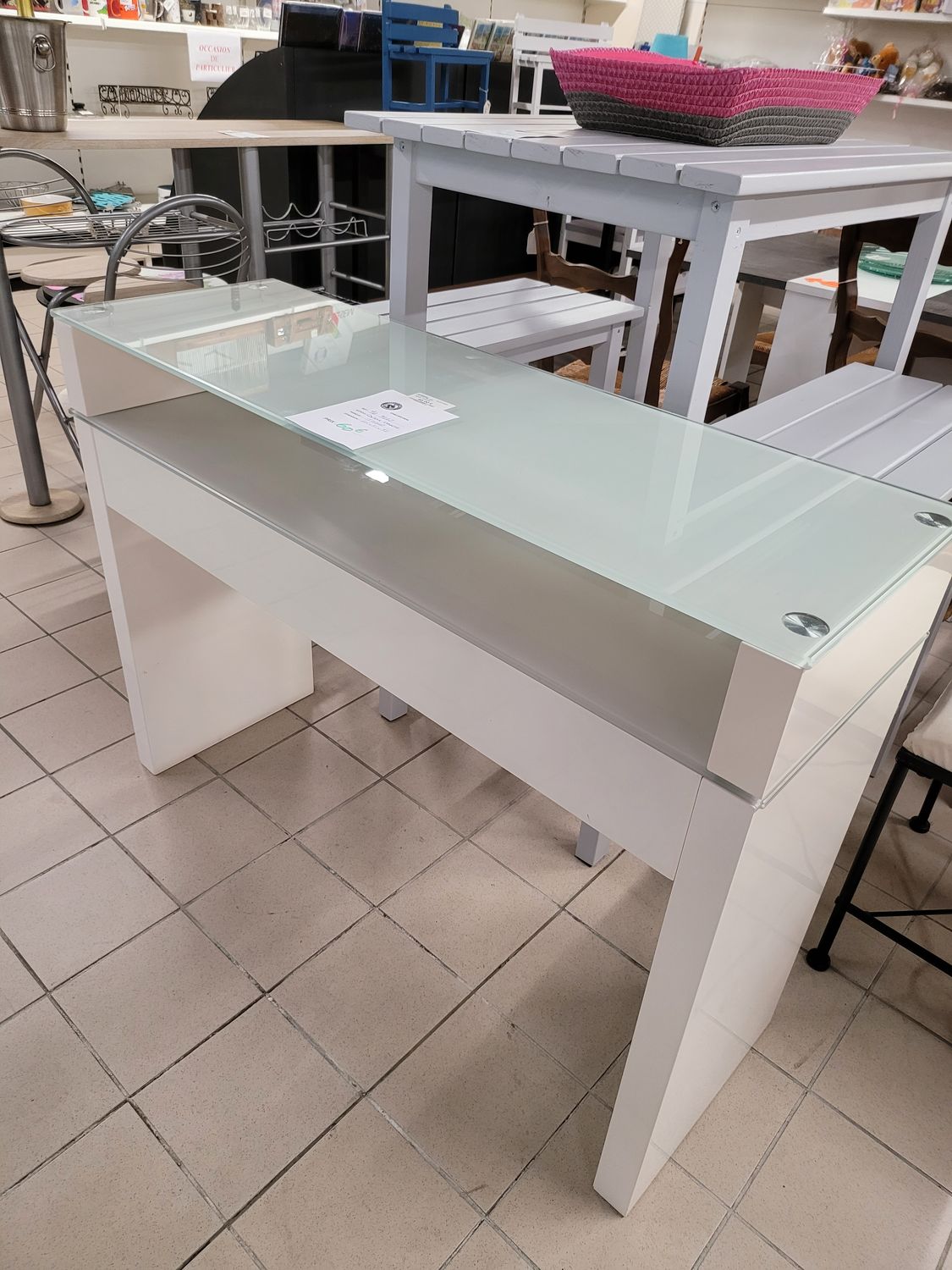 CONSOLE ETAGERE IKEA 105 X 35 X 77