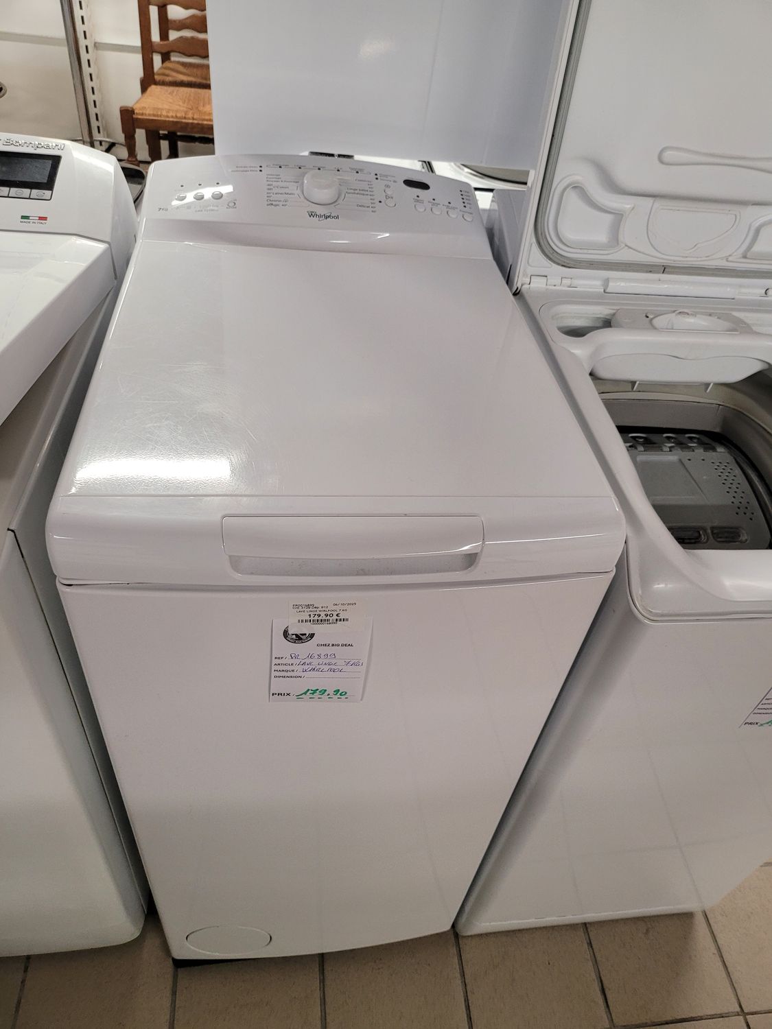 LAVE LINGE WHIRLPOOL 7 KG