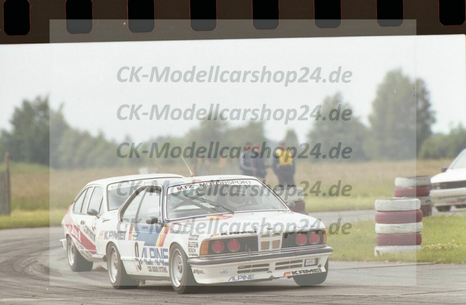 Motorsport Bild DPM-Lauf 1985 in Erding  W. Nussbaumer BMW 635 CSI Startnummer 9
