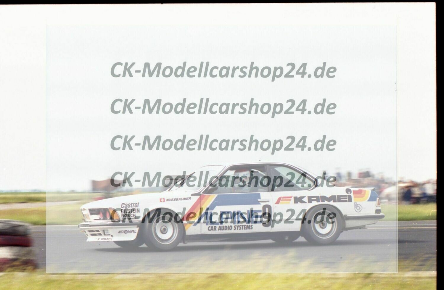Motorsport Bild DPM-Lauf 1985 in Erding W. Nussbaumer BMW 635 CSI  Startnummer 9