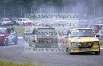 Motorsport Bild Hockenheim 24.06.1984 Opel Kadett C Coup'e, Peter Haas im Kampf