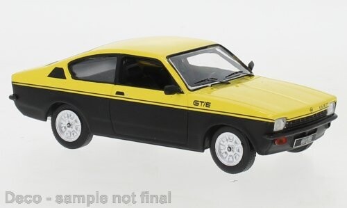 Opel Kadett C GTE gelb Schwarz