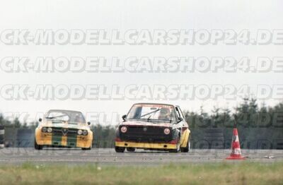 Motorsportbild Siegerland 1981, VW Polo und Alfa Sud