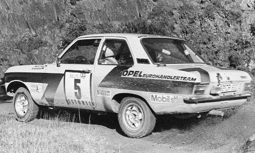 Opel Ascona A, No.5, Opel Euro Händlerteam, Rally WM,
Rally Portugal, W.RöhrlJ.Berger, 1974