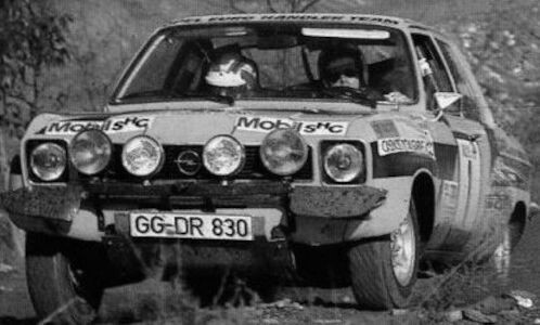 Opel Ascona A, No.1, Opel Euro Händlerteam, Rally WM, 
Rally Portugal, A.WarmboldJ.Todt, 1974 Liefertermin Mai 2022