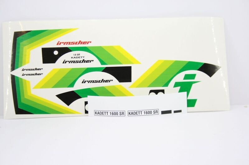 Opel Kadett D 1600 SR Irmscher Design
 "Nur Aufkleber 1/18 ohne Basismodell "