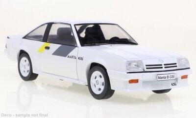 Opel Manta B GSI, weiss/Dekor, 1984