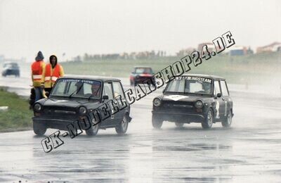 Motorsportbild Siegerland Flugplatzrennen 14.09.1980, 1 x Audi 50 Startnummer 22 mit Meute