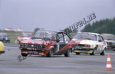 Motorsportbild Siegerland Flugplatzrennen 14.09.1980, Ford RS 2000 Brauneiser Technik und Ford Capri Eichberger