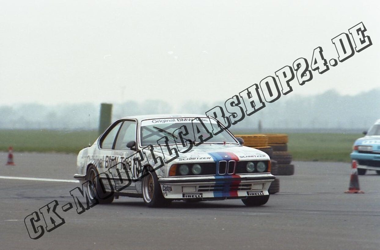 Diepholz Flugplatz 19-21.07.1985 Roberto Ravaglia Schnitzer BMW 635 CSi Startnummer 10
