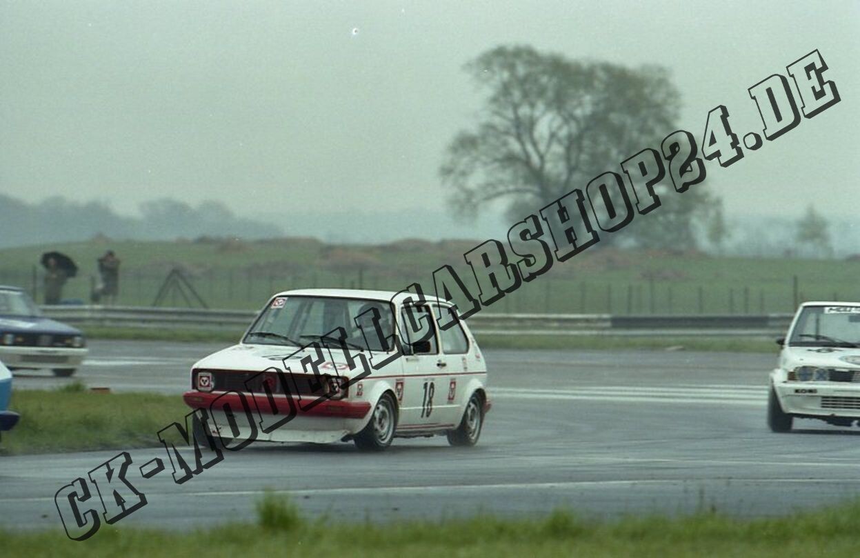 Diepholz Flugplatz 19-21.07.1985 VW Golf GTI Startnummer 18