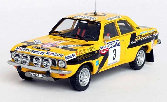 Opel Ascona A 1000-Lakes 1975 Kulläng / Andersson Made in Europa !