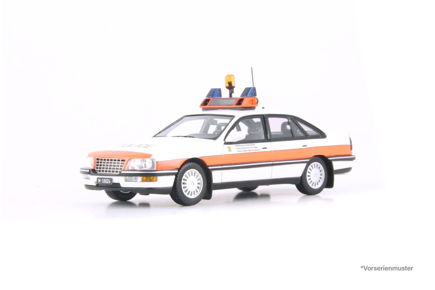 Opel Senator B 3.0i Police Cantonale de Geneve. Fertigmodell aus Resin, limitiert 150 Stück