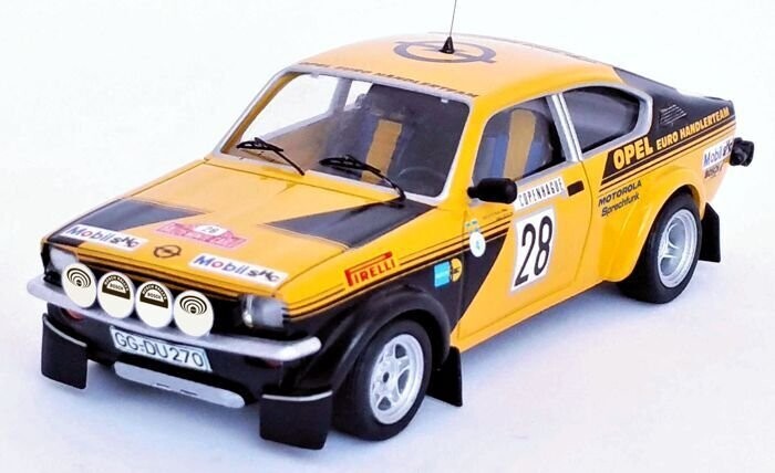 Opel Kadett GTE 4th Monte Carlo 76 Kulläng / Andersson Nur noch 1 Stück am Lager. Werkseitig ausverkauft ! Opel Kadett GTE 4th Monte Carlo 76 Kulläng / Andersson Nur noch 1 Stück am Lager. Werkseitig ausverkauft !