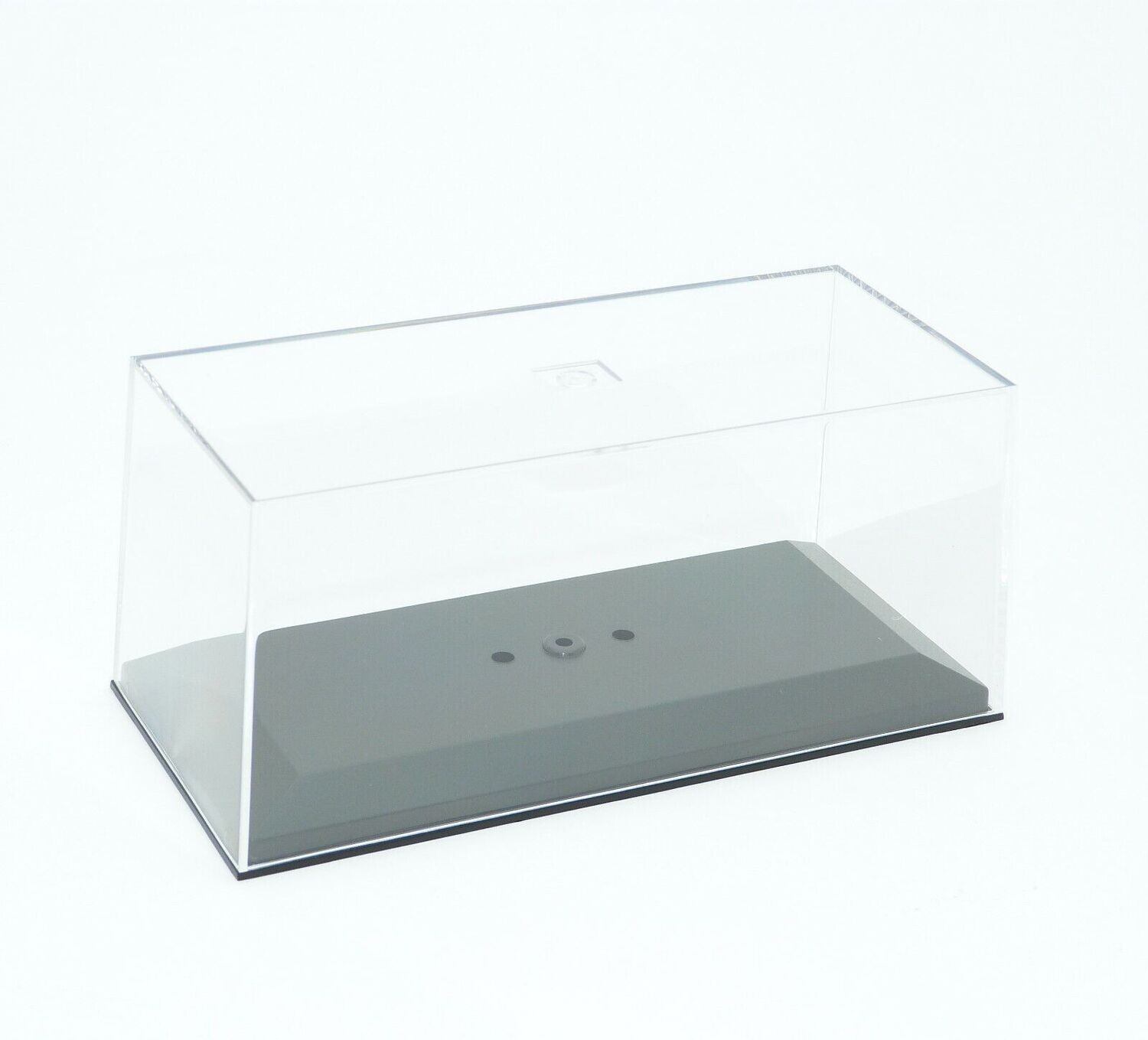 1/43 Universell Sammlervitrine MINICHAMPS Klarsichtbox, schwarzer Sockel 145x65x65