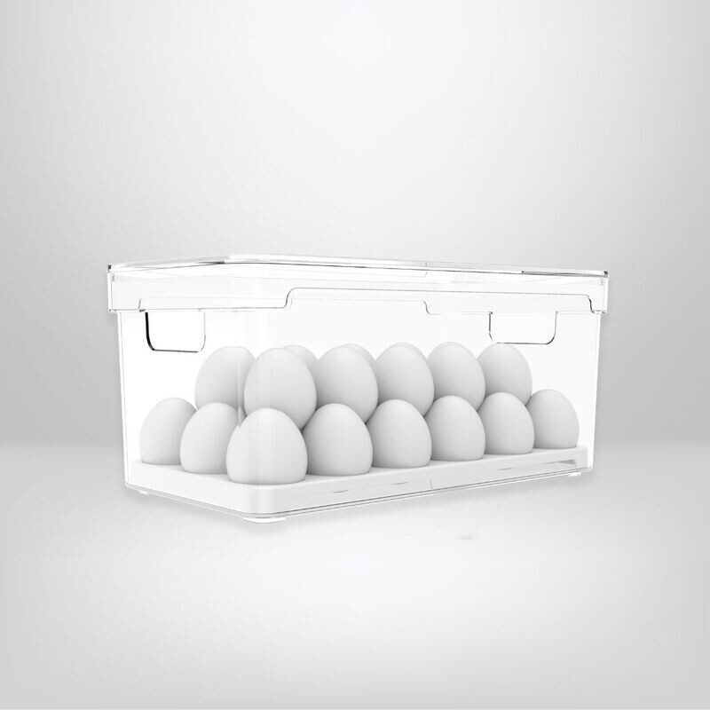 Organizador de Huevos con Tapa 36 unidades OU "Clear Fresh"