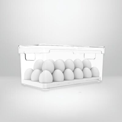 Organizador de Huevos con Tapa 36 unidades OU &quot;Clear Fresh&quot;