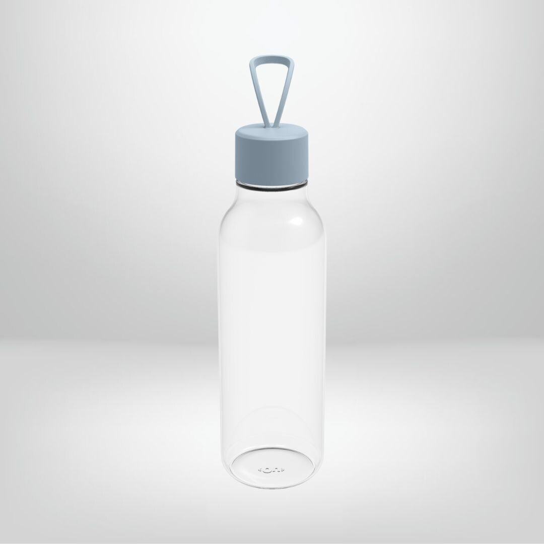 Botella Plástico Tapa Color 700ml OU “Squeeze Liv Flat”