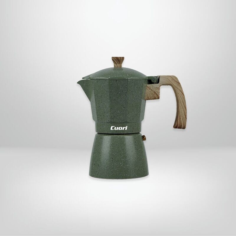 Cafetera Italiana Espresso 6 Tazas CUORI “Java”
